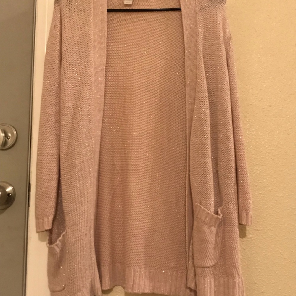 Chico’s Pink Cardigan Size 1